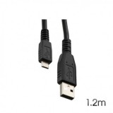 CABLE MICRO USB A USB 1.2 METROS CROMAD