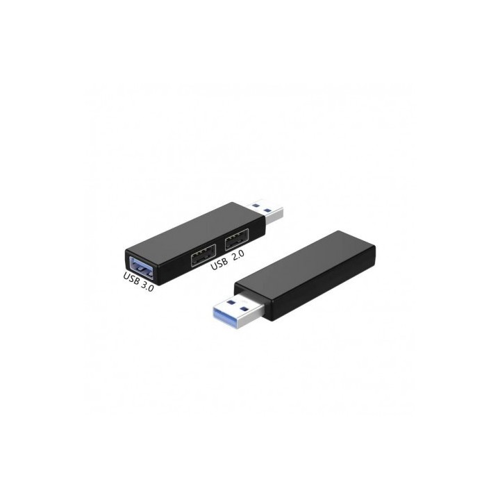 HUB USB 3 PUERTOS | 2 X USB 2.0 | 1 X USB 3.0 CROMAD
