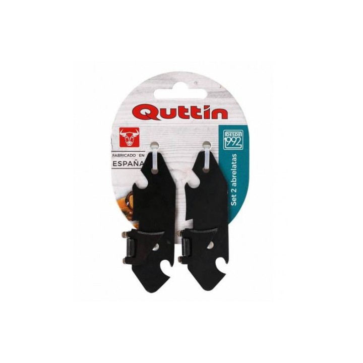PACK 2 ABRELATAS 8CM PAVONADOS QUTTIN