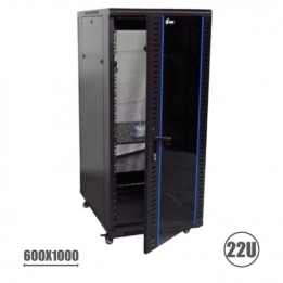 RACK 19" 22U 600X1000 PERFORADO CROMAD