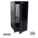 RACK 19" 22U 600X1000 PERFORADO CROMAD