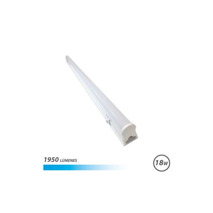 TUBO LED T5 18W 1950LM 120CM LUZ FRIA CON INTERRUPTOR ELBAT