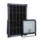 FOCO LED SOLAR 30W 4800LM CON SENSOR + MANDO ELBAT