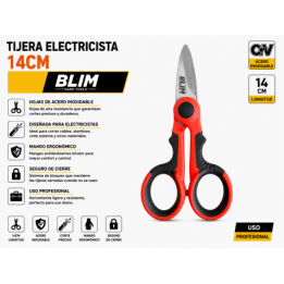 TIJERA ELECTRICISTA 14 CM BLIM