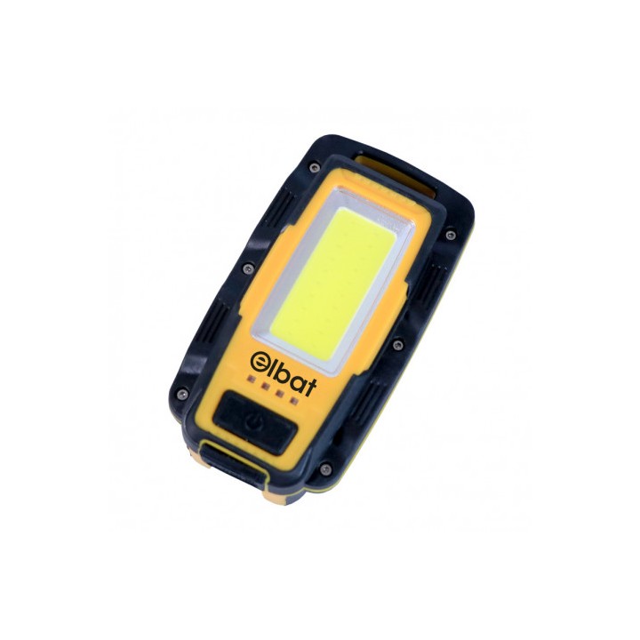 LINTERNA LED RECARGABLE | GANCHO E IMÁN | COB 8W 600LM ELBAT