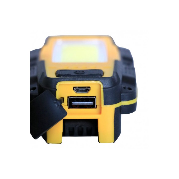 LINTERNA LED RECARGABLE | GANCHO E IMÁN | COB 8W 600LM ELBAT