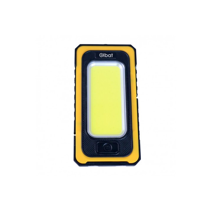 LINTERNA LED SOLAR RECARGABLE | GANCHO E IMÁN | COB 10W 800LM ELBAT
