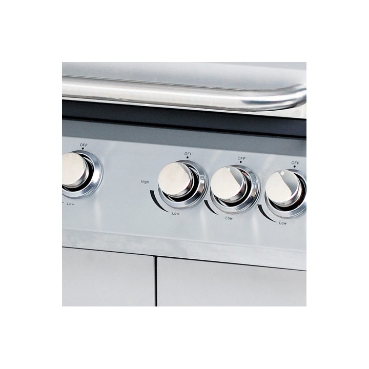 BARBACOA GAS INOX 5 FUEGOS MUVIP