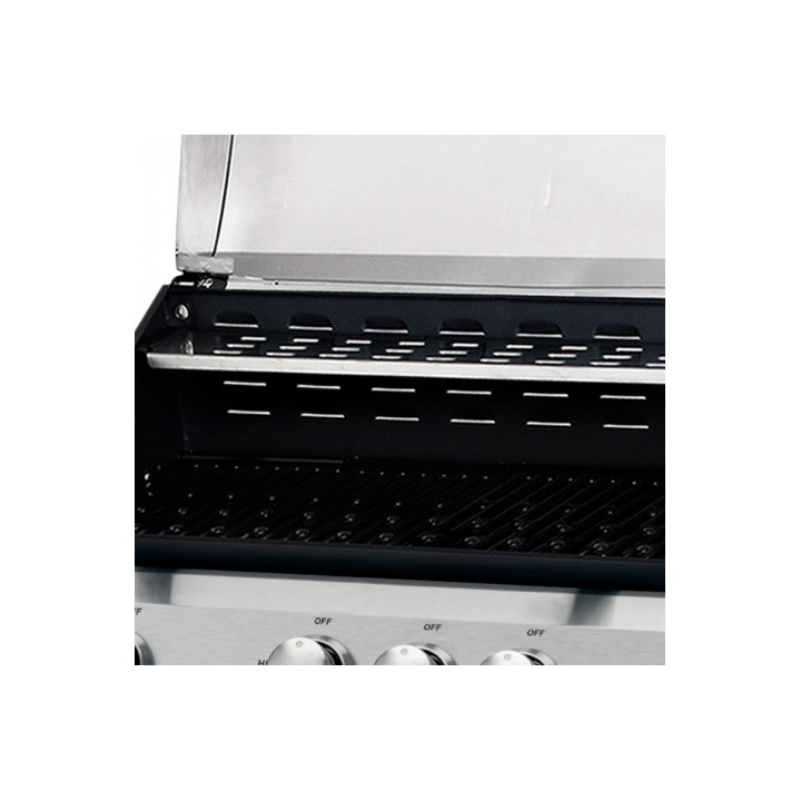 BARBACOA GAS INOX 4 FUEGOS MUVIP