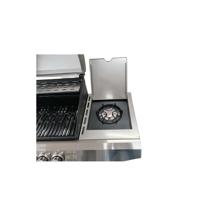 BARBACOA GAS INOX 4 FUEGOS MUVIP