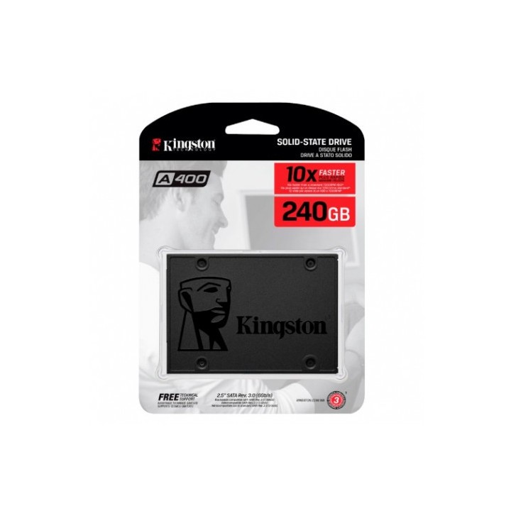 DISCO DURO SSD 240GB 2.5" SATA3 A400 KINGSTON