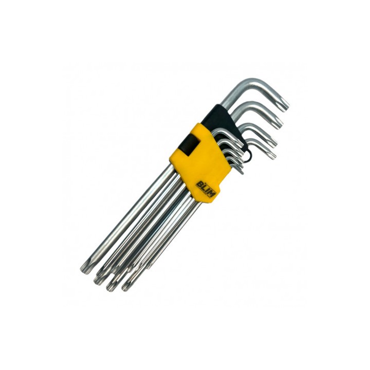 JUEGO LLAVES TORX LARGAS 9 PCS BLIM