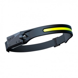 LINTERNA LED DE CABEZA FRONTAL LED 350LM + 200LM Y SENSOR DE MANOS ELBAT