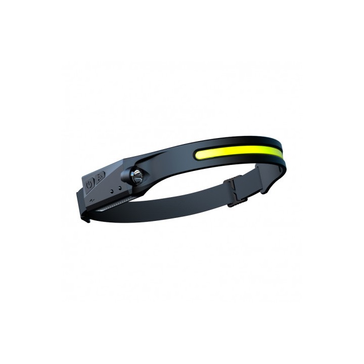 LINTERNA LED DE CABEZA FRONTAL LED 350LM + 200LM Y SENSOR DE MANOS ELBAT