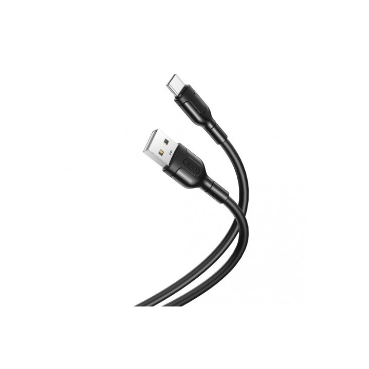 CABLE NB212 SILICONA USB - TIPO C | 2.1A | 1 MTR | NEGRO XO