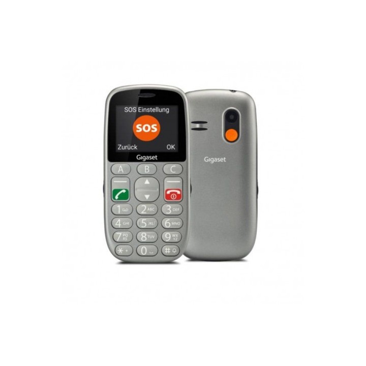 TELEFONO MOVIL PERSONAS MAYORES GL390 SILVER GIGASET