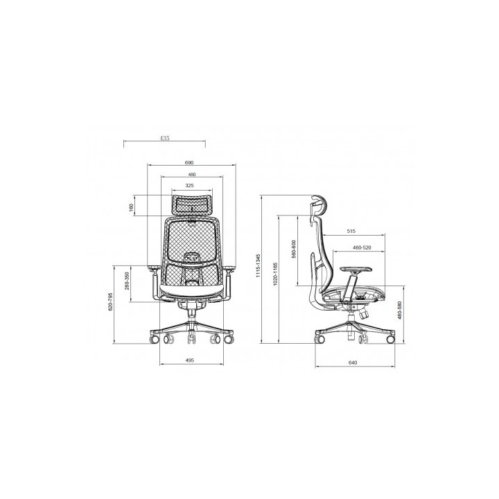 SILLA OFICINA GAMA SENIOR SE1300 CROMAD
