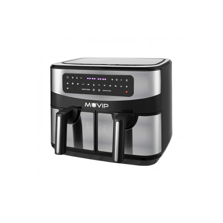 FREIDORA AIRE CALIENTE DOBLE 9 LITROS 2600W PANTALLA TACTIL MUVIP