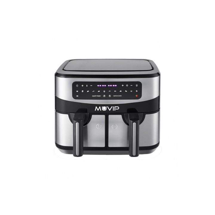 FREIDORA AIRE CALIENTE DOBLE 9 LITROS 2600W PANTALLA TACTIL MUVIP