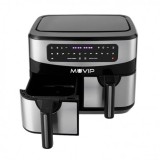 FREIDORA AIRE CALIENTE DOBLE 9 LITROS 2600W PANTALLA TACTIL MUVIP