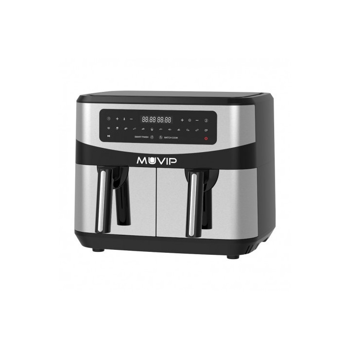 FREIDORA AIRE CALIENTE DOBLE 9 LITROS 2600W PANTALLA TACTIL MUVIP