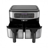 FREIDORA AIRE CALIENTE DOBLE 9 LITROS 2600W PANTALLA TACTIL MUVIP