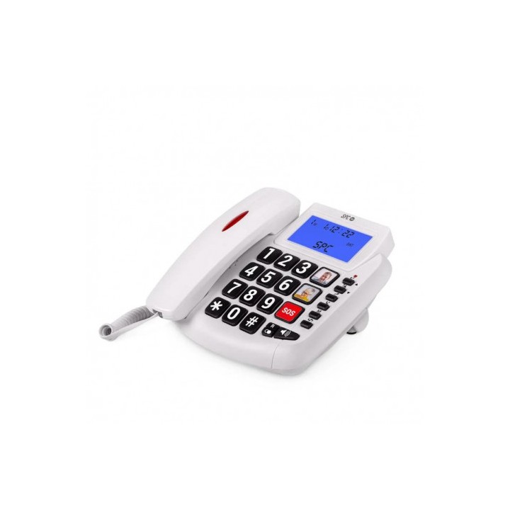 TELEFONO FIJO PERSONAS MAYORES COMFORT VOLUME 2 BLANCO SPC