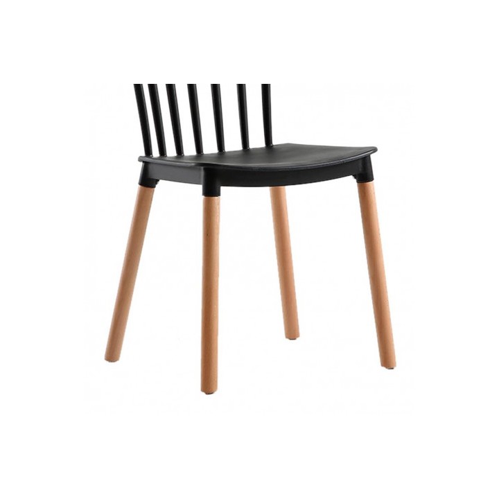 PACK 2 SILLAS DESIGN D800 NEGRAS MUVIP