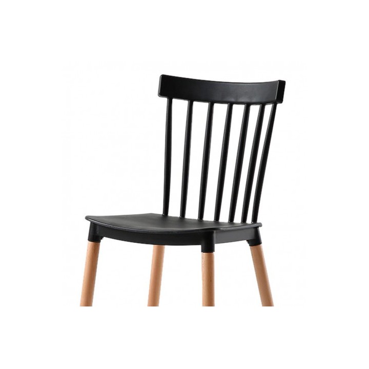 PACK 2 SILLAS DESIGN D800 NEGRAS MUVIP