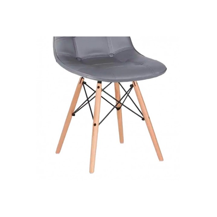 PACK 2 SILLAS DESIGN D300 GRISES MUVIP