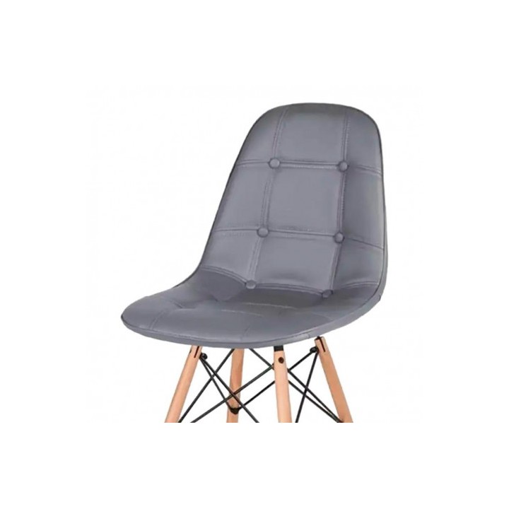 PACK 2 SILLAS DESIGN D300 GRISES MUVIP