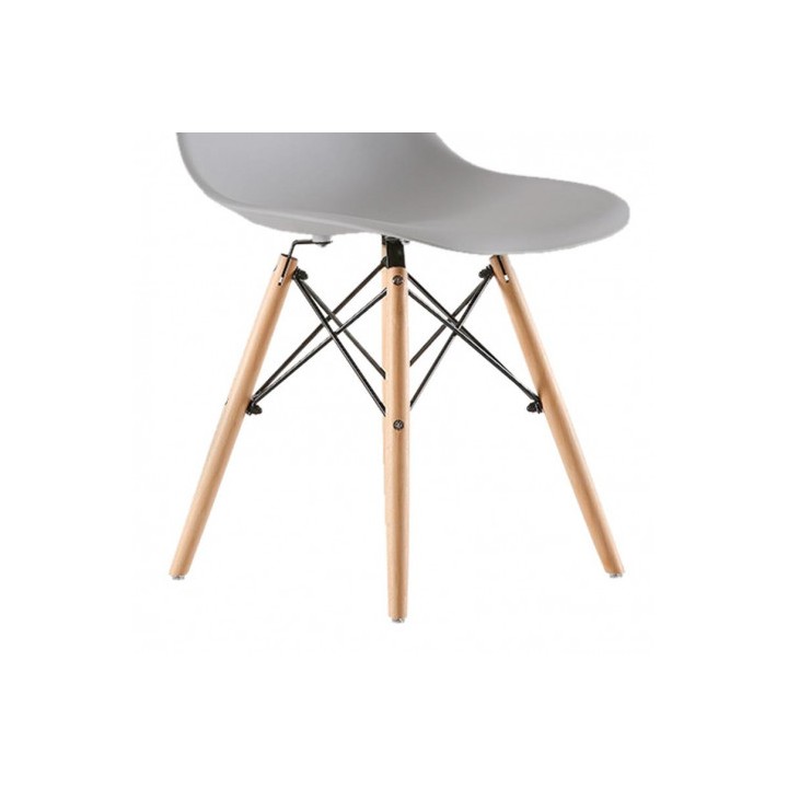PACK 2 SILLAS DESIGN D100 GRISES MUVIP