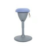 TABURETE MULTIUSOS BALANCIN DESIGN AZUL CLARO CROMAD