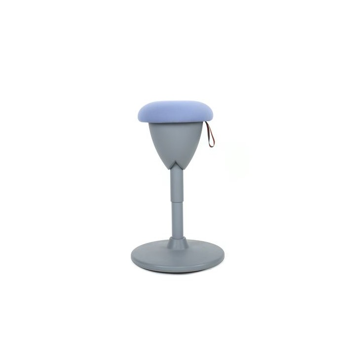 TABURETE MULTIUSOS BALANCIN DESIGN AZUL CLARO CROMAD
