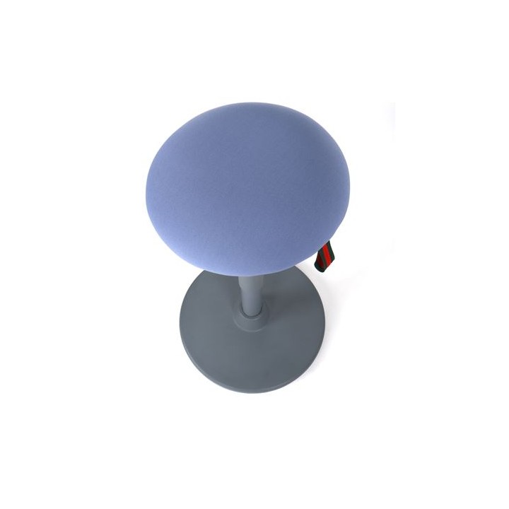 TABURETE MULTIUSOS BALANCIN DESIGN AZUL CLARO CROMAD