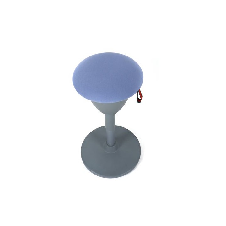 TABURETE MULTIUSOS BALANCIN DESIGN AZUL CLARO CROMAD