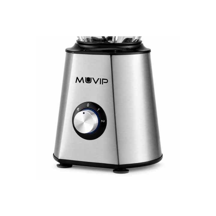 BATIDORA INOXIDABLE VASO CRISTAL 1500W 1.5 LITROS MUVIP