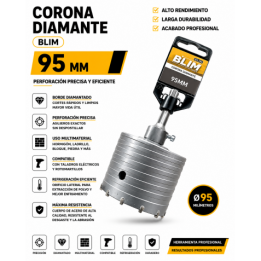 CORONA DIAMANTE 95 MM BLIM