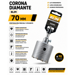 CORONA DIAMANTE 70 MM BLIM