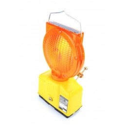 LINTERNA BATERIA DE SEÑALIZACION LED CON PANEL SOLAR MADER