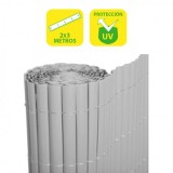CAÑIZO PLÁSTICO DOBLE CARA 2X3 METROS GRIS CLARO SUNGARDEN