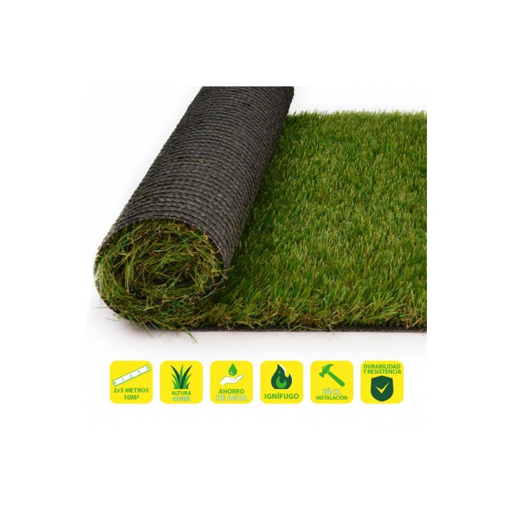 CESPED ARTIFICIAL 2X5 METROS 40MM SERIE ELEGANT SUNGARDEN