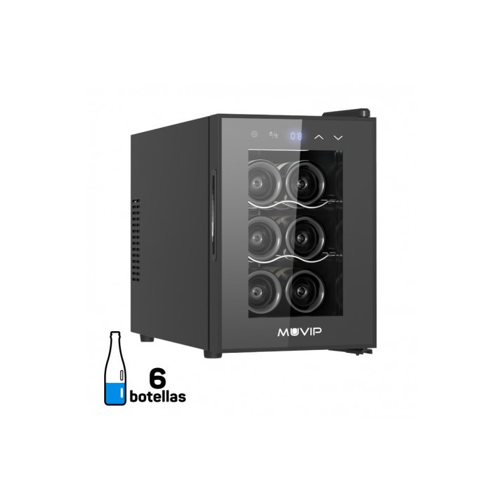 VINOTECA 6 BOTELLAS 58W 39CM MUVIP