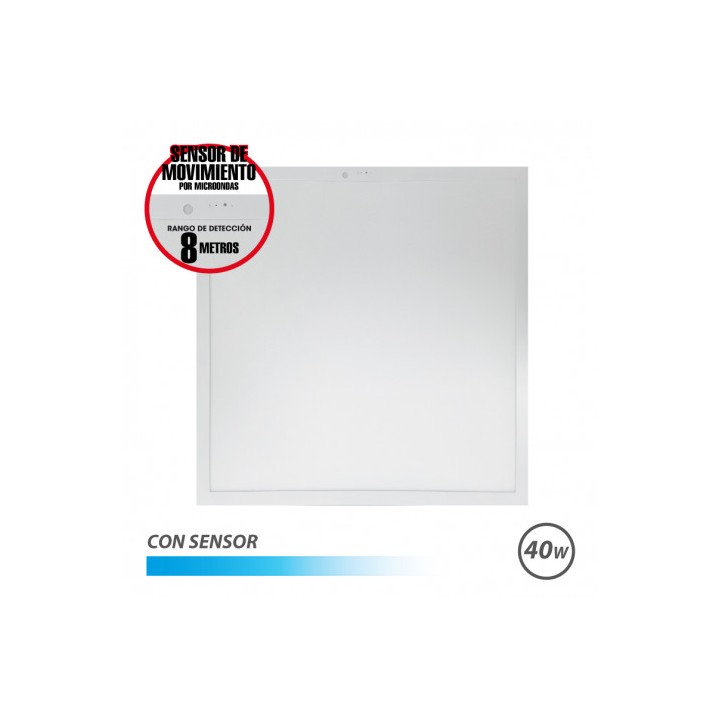 PANEL LED 60X60 40W | 4600LM | LUZ FRIA | CON SENSOR ELBAT