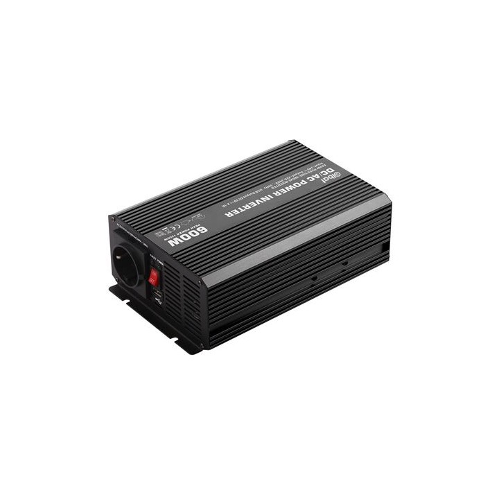 CONVERTIDOR DE CORRIENTE ONDA PURA 600W ELBAT