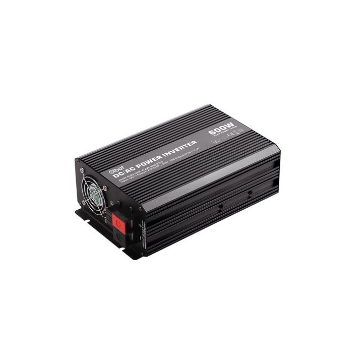 CONVERTIDOR DE CORRIENTE ONDA PURA 600W ELBAT