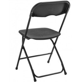 SILLA RESINA PLEGABLE 80X50X45CM NEGRA SUNGARDEN