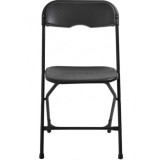 SILLA RESINA PLEGABLE 80X50X45CM NEGRA SUNGARDEN