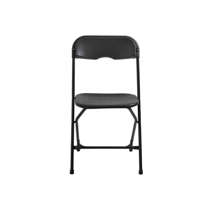 SILLA RESINA PLEGABLE 80X50X45CM NEGRA SUNGARDEN