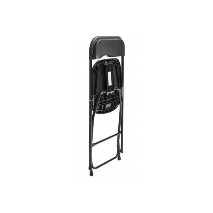 SILLA RESINA PLEGABLE 80X50X45CM NEGRA SUNGARDEN